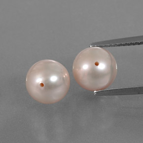 Pedras preciosas de pérola laranja natural de 6,24 ct, esfera / bola, opaco