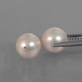 Pedras preciosas de pérola laranja natural de 6,24 ct, esfera / bola, opaco