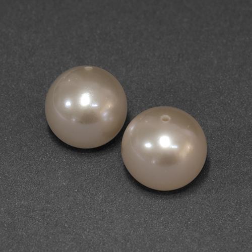 Pedras preciosas de pérola rosa natural de  ct, esfera / bola, opaco