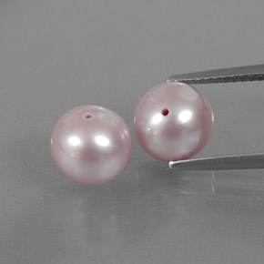 Pedras preciosas de pérola rosa natural de  ct, esfera / bola, opaco