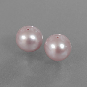 Pedras preciosas de pérola rosa natural de  ct, esfera / bola, opaco
