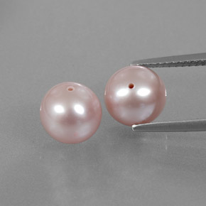 Pedras preciosas de pérola rosa natural de  ct, esfera / bola, opaco