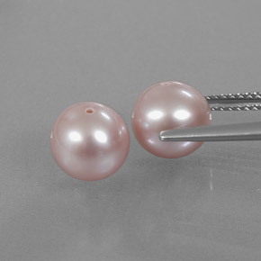 Pedras preciosas de pérola rosa natural de  ct, esfera / bola, opaco