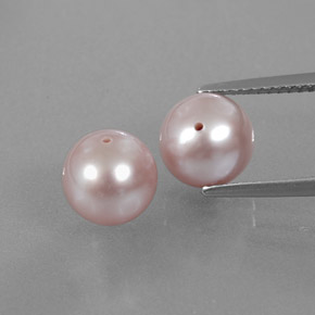 Pedras preciosas de pérola rosa natural de  ct, esfera / bola, opaco