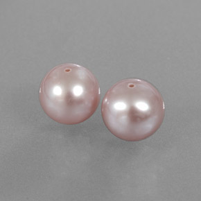 Pedras preciosas de pérola rosa natural de  ct, esfera / bola, opaco