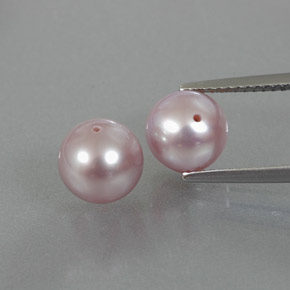 Pedras preciosas de pérola rosa natural de  ct, esfera / bola, opaco