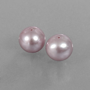 Pedras preciosas de pérola rosa natural de 6,22 ct, esfera / bola, opaco