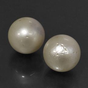 Pedras preciosas de Pérola Prata natural de 22.23 ct, Esfera / Bola, Opaco