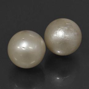 Pedras preciosas de Pérola Prata natural de 22.23 ct, Esfera / Bola, Opaco