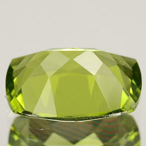 Peridoto verde natural 1,45ct, almofada cortada, VVS-VS