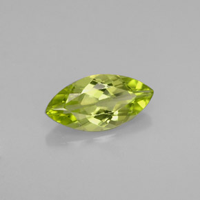 Peridoto verde natural 1,03ct, marquise, VVS-VS