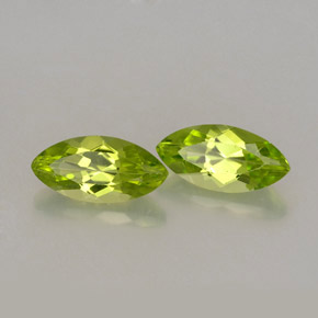 Pedras preciosas de peridoto verde natural de  ct, marquise, VVS-VS