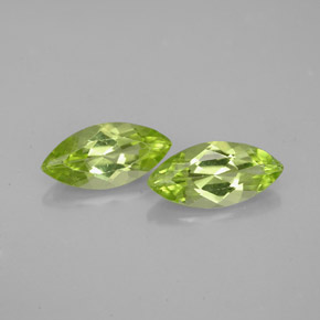 Pedras preciosas de peridoto verde natural de  ct, marquise, VS