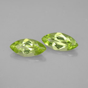 Pedras preciosas de peridoto verde natural de  ct, marquise, VS