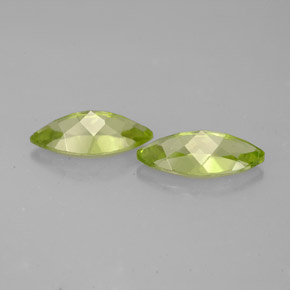 Pedras preciosas de peridoto verde natural de  ct, marquise, VS
