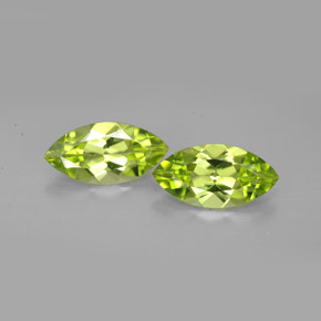 Pedras preciosas de peridoto verde natural de  ct, marquise, VS