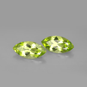 Pedras preciosas de peridoto verde natural de  ct, marquise, VS