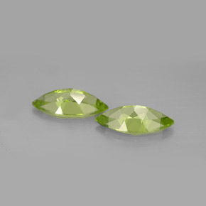 Pedras preciosas de peridoto verde natural de  ct, marquise, VS