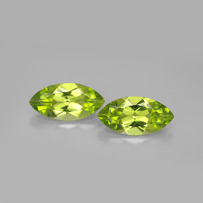 Pedras preciosas de peridoto verde natural de  ct, marquise, VS