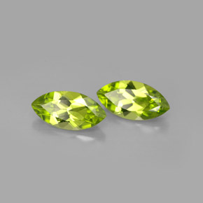 Pedras preciosas de peridoto verde natural de  ct, marquise, VS