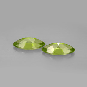 Pedras preciosas de peridoto verde natural de  ct, marquise, VS