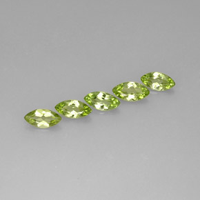 Pedras preciosas de peridoto verde natural de  ct, marquise, VS