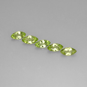 Pedras preciosas de peridoto verde natural de  ct, marquise, VS