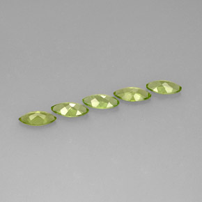 Pedras preciosas de peridoto verde natural de  ct, marquise, VS