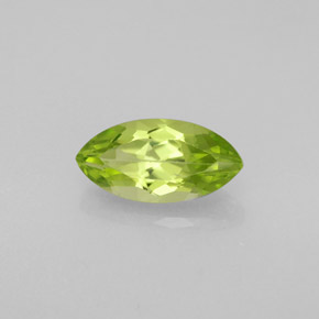 Peridoto verde natural 1,27ct, marquise, VVS-VS