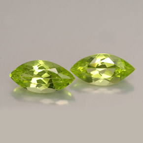 Pedras preciosas de peridoto verde natural de  ct, marquise, VS