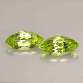 Pedras preciosas de peridoto verde natural de  ct, marquise, VS