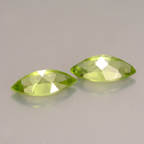 Pedras preciosas de peridoto verde natural de  ct, marquise, VS