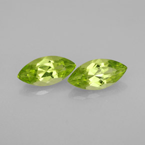 Pedras preciosas de peridoto verde natural de  ct, marquise, VS