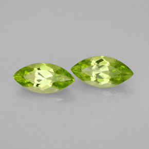 Pedras preciosas de peridoto verde natural de  ct, marquise, VS