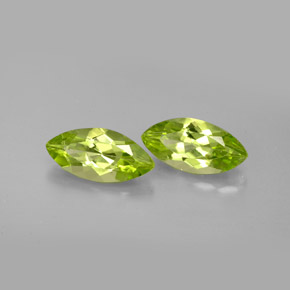 Pedras preciosas de peridoto verde natural de  ct, marquise, VS