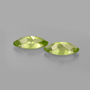Pedras preciosas de peridoto verde natural de  ct, marquise, VS