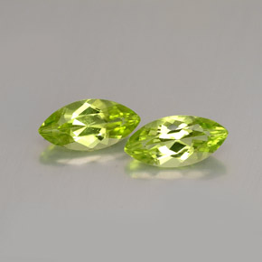 Pedras preciosas de peridoto verde natural de  ct, marquise, VS
