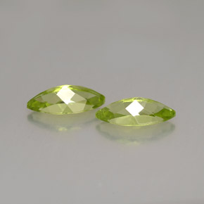 Pedras preciosas de peridoto verde natural de  ct, marquise, VS