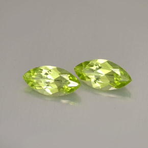 Pedras preciosas de peridoto verde natural de  ct, marquise, VS