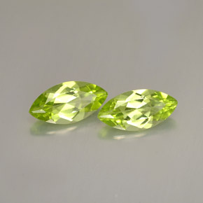 Pedras preciosas de peridoto verde natural de  ct, marquise, VS