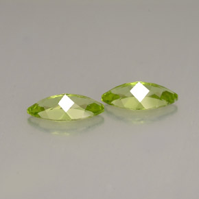 Pedras preciosas de peridoto verde natural de  ct, marquise, VS