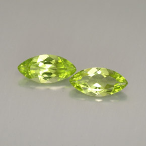 Pedras preciosas de peridoto verde natural de  ct, marquise, VS