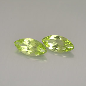 Pedras preciosas de peridoto verde natural de  ct, marquise, VS