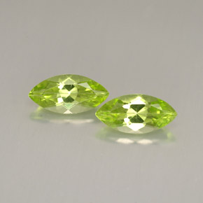 Pedras preciosas de peridoto verde natural de  ct, marquise, VS
