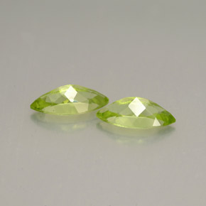 Pedras preciosas de peridoto verde natural de  ct, marquise, VS