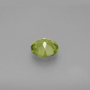 Peridoto verde natural 1,21ct, corte redondo, VS