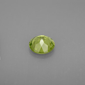 Peridoto verde natural 1,21ct, corte redondo, VVS-VS