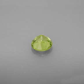 Peridoto verde natural 0,81ct, corte redondo, VS
