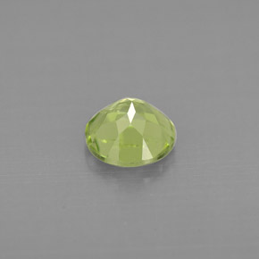 Peridoto verde natural 0,92ct, corte redondo, VS