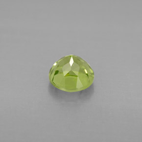 Peridoto verde natural 1,12ct, corte redondo, VS